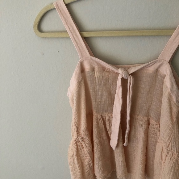 Nation Ltd Nation Ltd Giovana Tie-Back Tank in Pink Xs - Picture 7 of 9